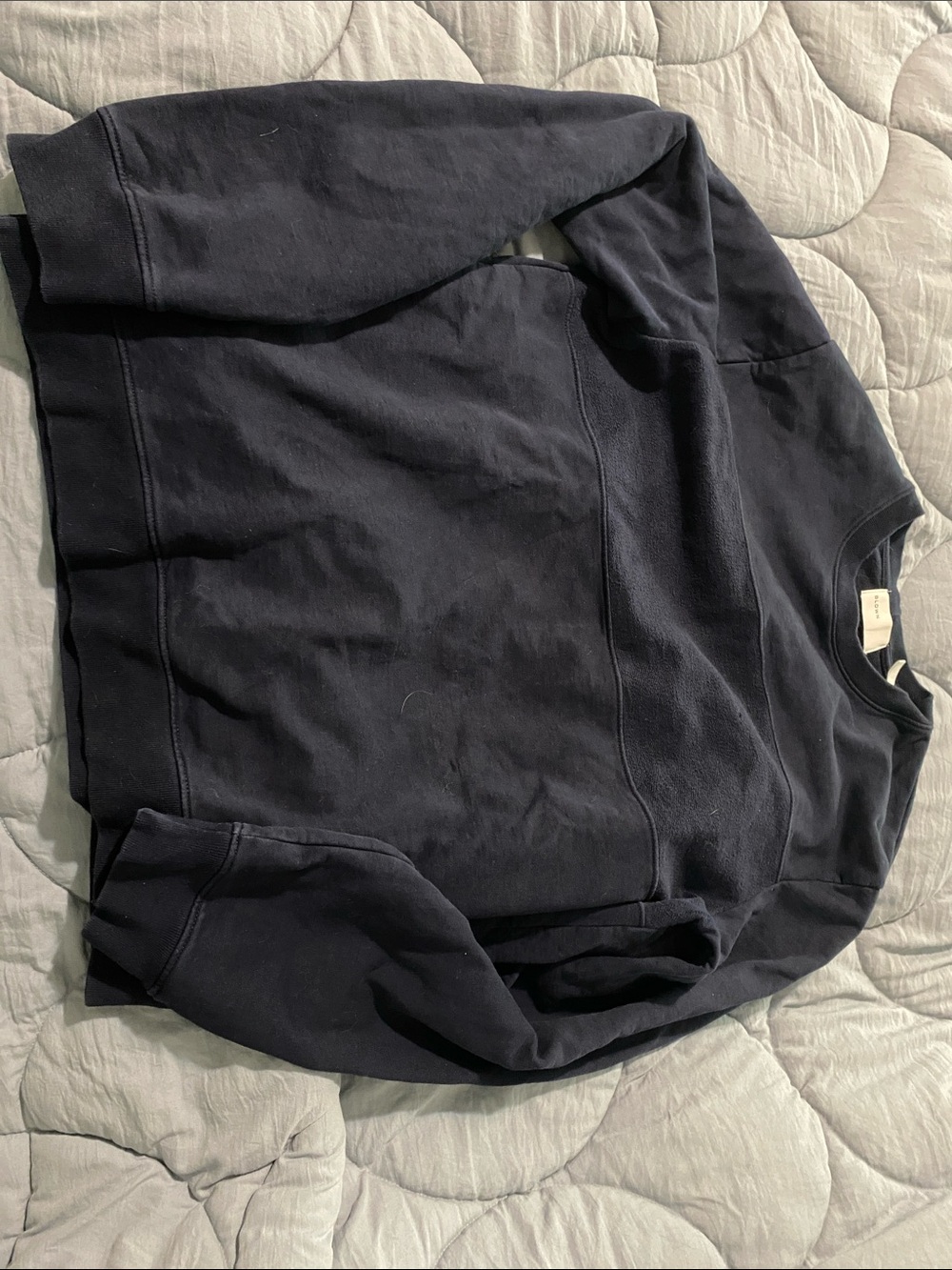 baldwin Dark Navy Crewneck Sweatshirt